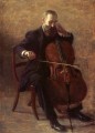 The Cello Player Realism portraits Thomas Eakins